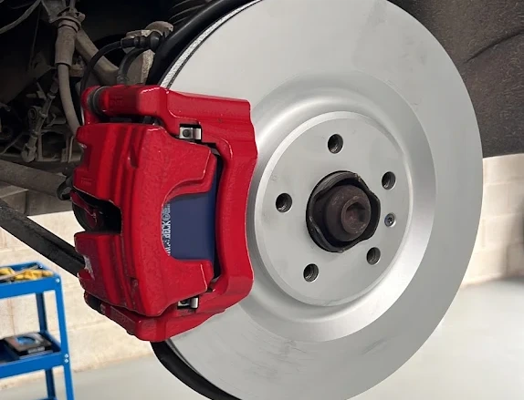 Brake inspection at SL Auto Service &amp; Tyres in Market Drayton