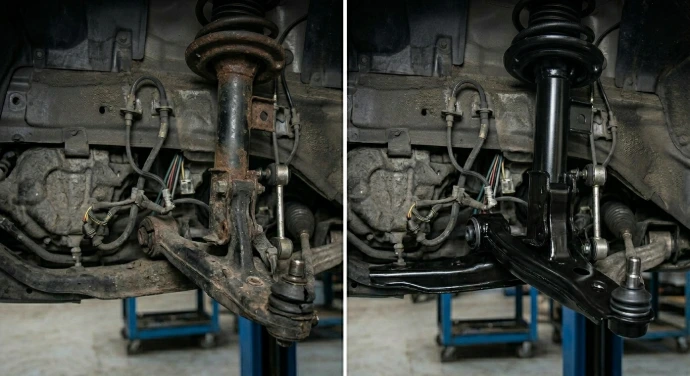 Control Arm Repair at SL Auto Service &amp; Tyres Market Drayton